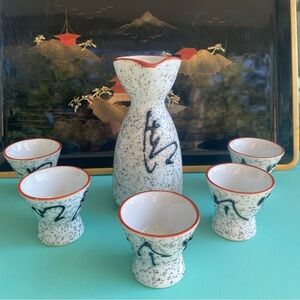 Vintage Sake Set